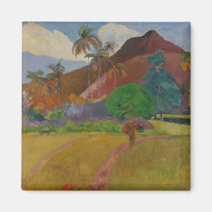 Tahitian Landscape, 1891 (oil on canvas) Magnet
