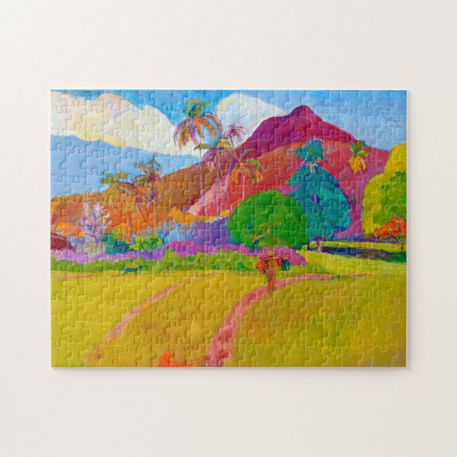 Tahitian Landscape, Gauguin Jigsaw Puzzle (Horizontal)