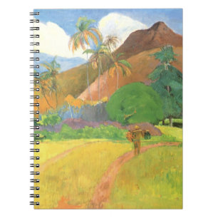 Tahitian Landscape, Mountains Tahiti, Paul Gauguin Notebook