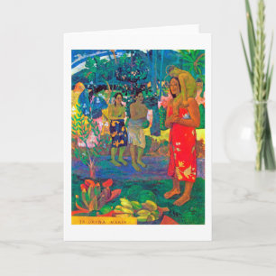 Tahitian Women, Gauguin Card