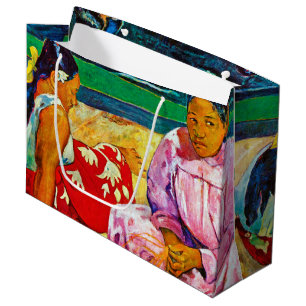 Tahitian Women, Gauguin Large Gift Bag