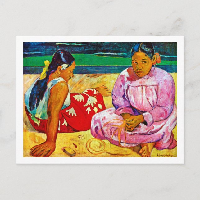 Tahitian Women, Gauguin Postcard (Front)