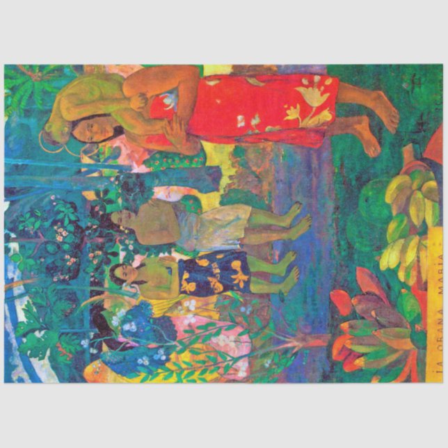 Tahitian Women, Gauguin Tissue Paper (Front)