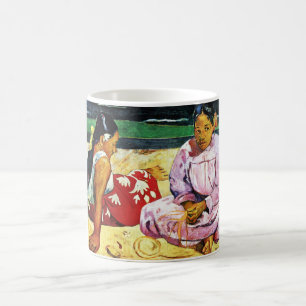 Tahitian Women on the Beach by Paul Gauguin Coffee Mug