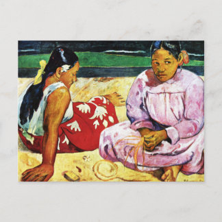 Tahitian Women on the Beach by Paul Gauguin Postcard