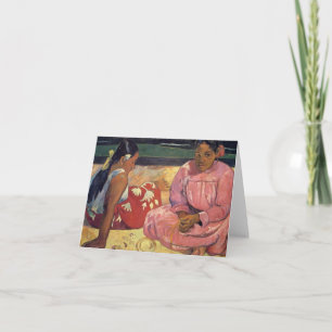 'Tahitian Women on the Beach' - Paul Gauguin Card