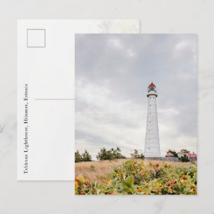 Tahkuna Lighthouse on Hiiumaa island, Estonia Postcard