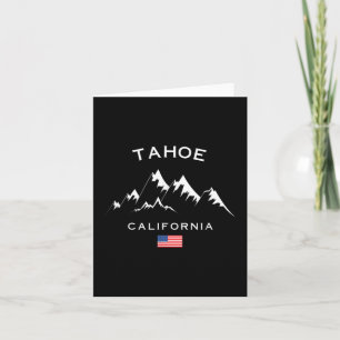 Tahoe California Ski Resort Sierra Nevada Skiing S Card