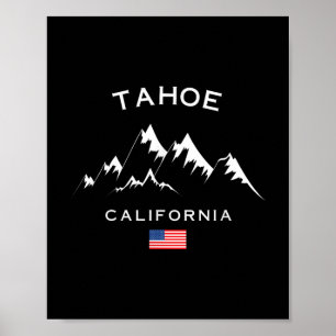 Tahoe California Ski Resort Sierra Nevada Skiing S Poster