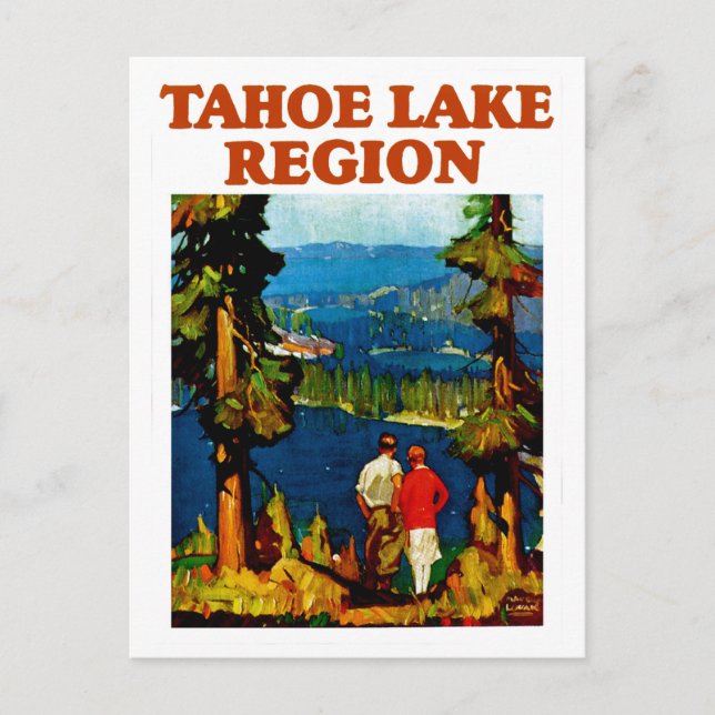 Tahoe Lake Region Postcard (Front)