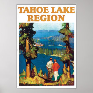 Tahoe Lake Region Travel Poster
