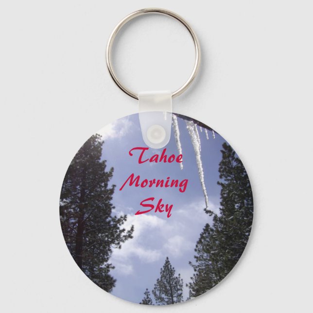 Tahoe Morning Sun & Sky Key Chains (Front)