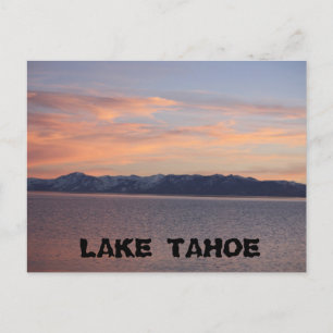 Tahoe SunSet 1 Postcard