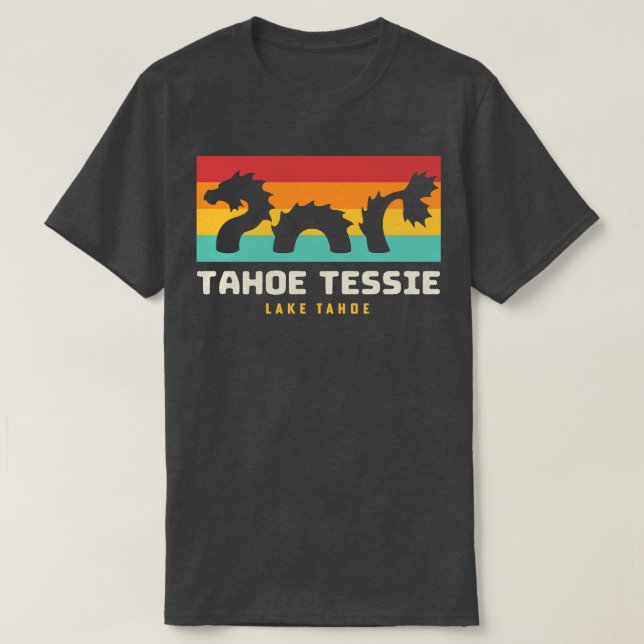 Tahoe Tessie Lake Tahoe Lake Monster California 1 T-Shirt (Design Front)