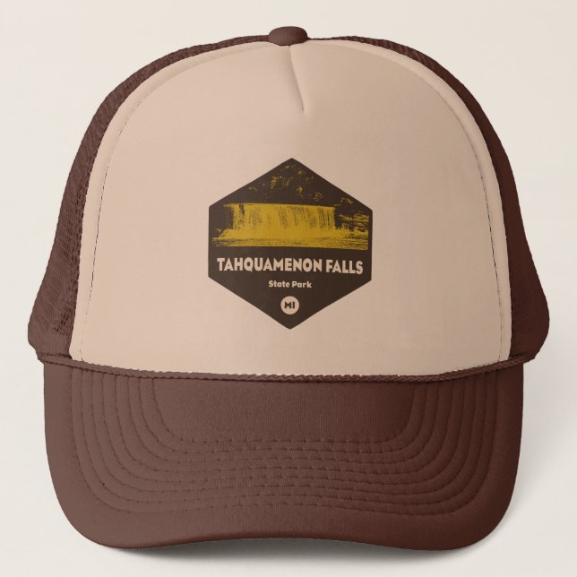 Tahquamenon Falls State Park Michigan Trucker Hat (Front)