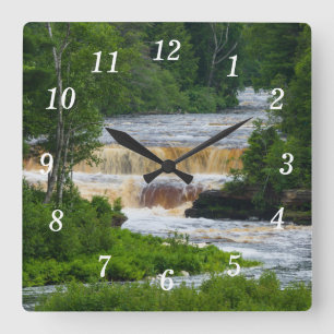 Tahquamenon Lower Falls Wall Clock