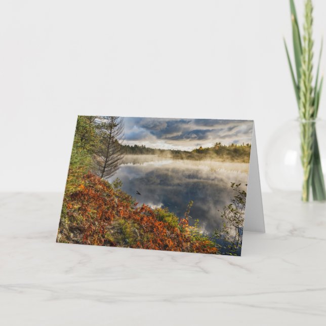 Tahquamenon River Sunrise | Paradise, Michigan Card (Front)