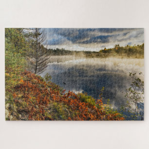 Tahquamenon River Sunrise   Paradise, Michigan Jigsaw Puzzle