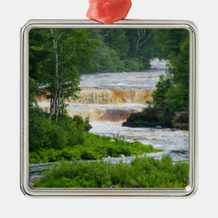 Tahquamenon The Lower Falls Metal Ornament