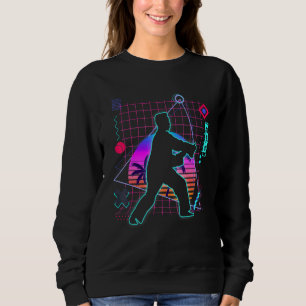Tai Chi Aesthetic Vaporwave 80s Style Tai Chi Mart Sweatshirt