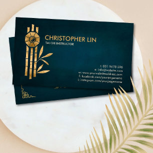 Tai - Chi Bagua / Pakua and Lucky bamboo Business Card