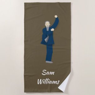Tai Chi Beach Towel