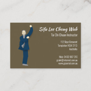 Tai Chi Business Card