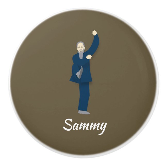 Tai Chi Ceramic Knob (Front)