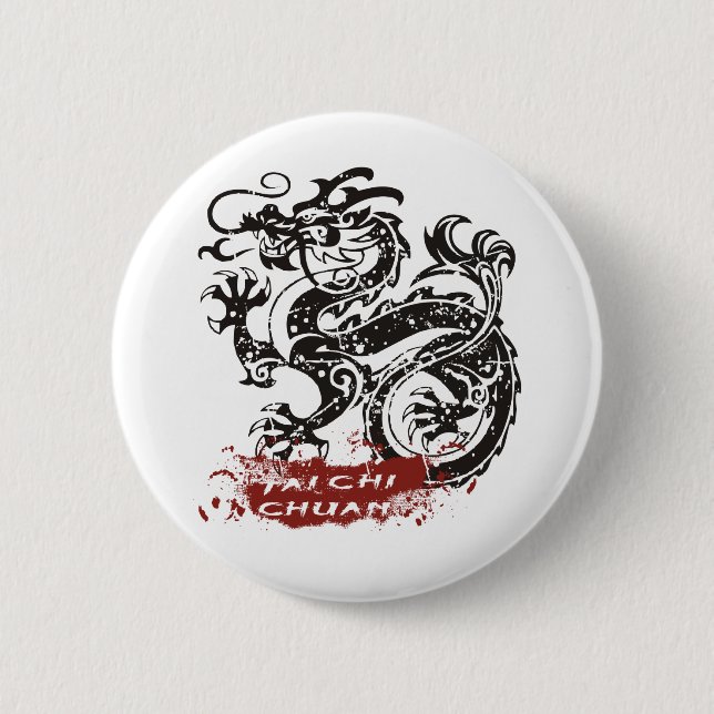 Tai Chi Chuan 6 Cm Round Badge (Front)