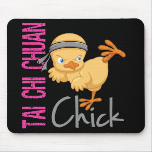 Tai Chi Chuan Chick Mouse Pad