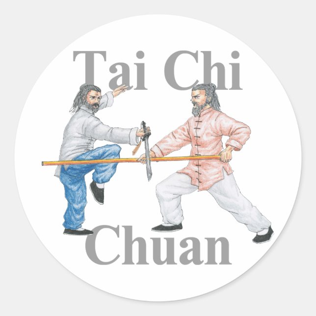 Tai Chi Chuan Classic Round Sticker (Front)