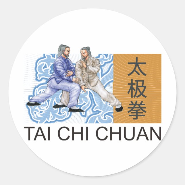 T'ai Chi Chuan Classic Round Sticker (Front)
