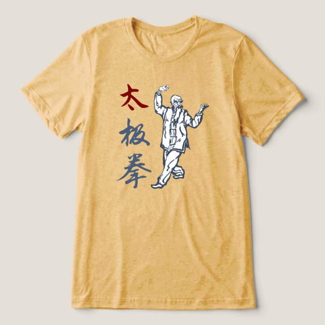 Tai Chi Chuan Tri-Blend Shirt (Design Front)