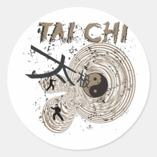 Tai Chi Classic Round Sticker