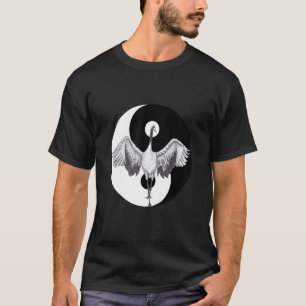 Tai Chi Crane Pose Sketch T-Shirt