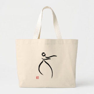Tai Chi Flow Large Tote Bag