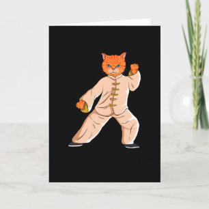 Tai Chi Instructor Tai Chi Cat Card