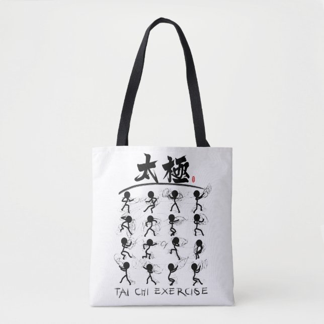 Tai Chi kung fu(功夫) Tote Bag (Front)