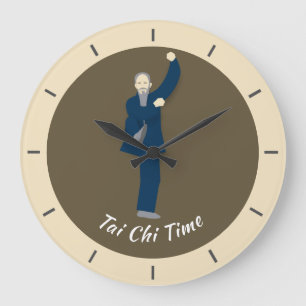 Tai Chi Large Clock