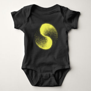 Tai Chi Martial Arts 3D Yin Yang Symbol Kung Fu Baby Bodysuit