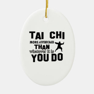 TAI CHI MARTIAL arts gifts Ceramic Ornament