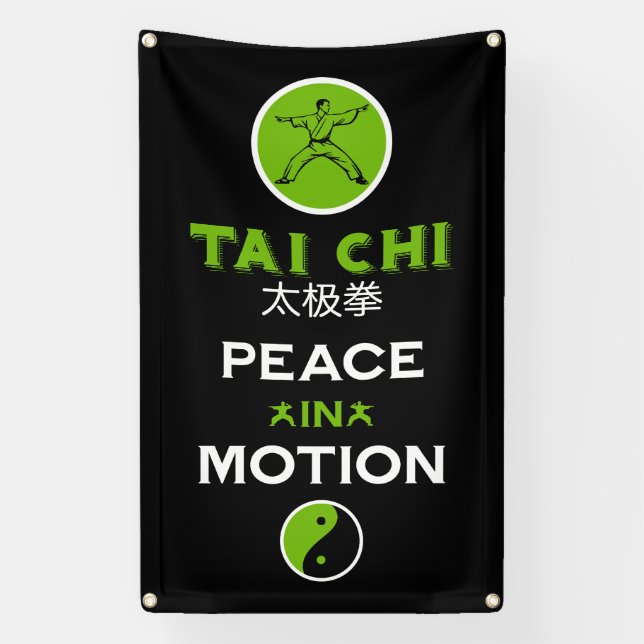 Tai Chi Practitioner Gift Banner (Vertical)