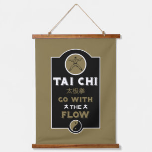 Tai Chi Practitioner Gift Hanging Tapestry