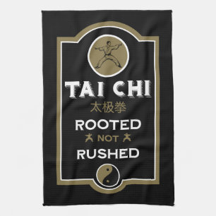 Tai Chi Practitioner Gift Tea Towel