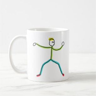 Tai Chi Stickman Coffee Mug