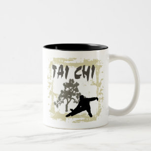 TAI CHI T-Shirts Two-Tone Coffee Mug