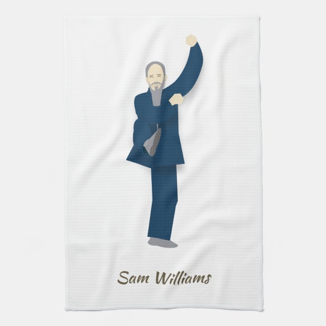 Tai Chi Tea Towel (Vertical)