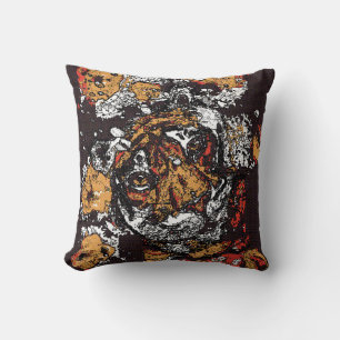 Tai Chi Tiger Iconic Insight Golden Browns Cushion