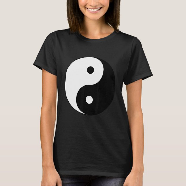 Tai Chi Yin Yang Symbol Hippie Peace Balance Philo T-Shirt (Front)