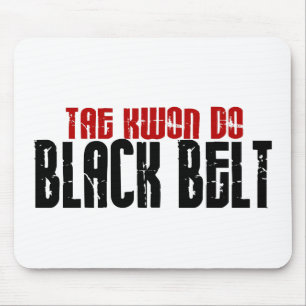 Tai Kwan Do Black Belt Karate Mouse Pad